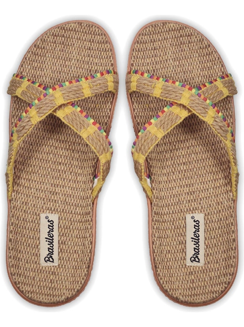Sandali Brasileras donna Giallo - Kiabi