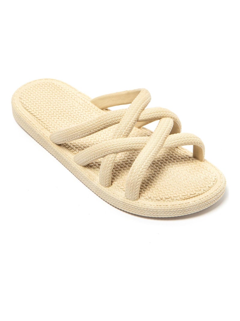 Sandali Brasileras donna suola in gomma antiscivolo Beige - Kiabi