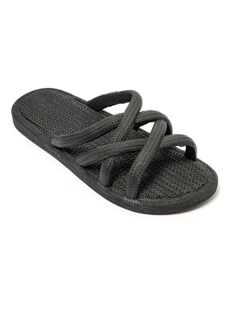 Sandali Brasileras donna suola in gomma antiscivolo Nero - Kiabi