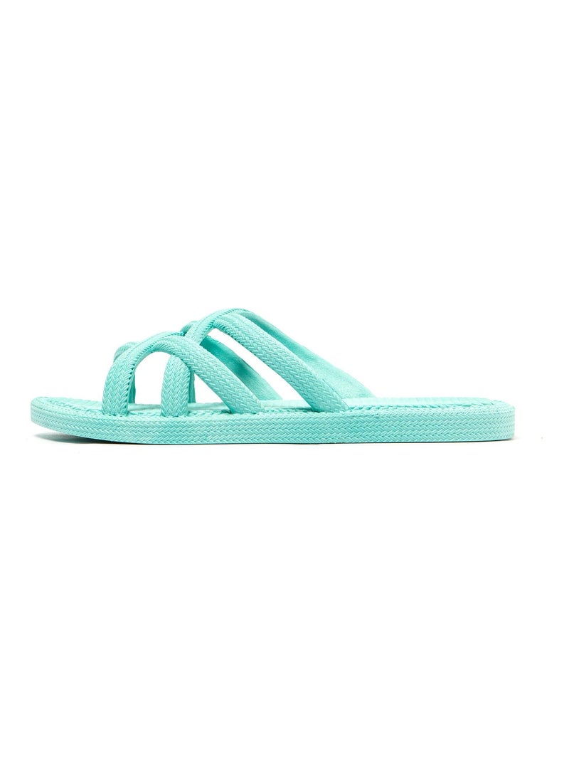 Sandali Brasileras donna suola in gomma antiscivolo Verde chiaro - Kiabi