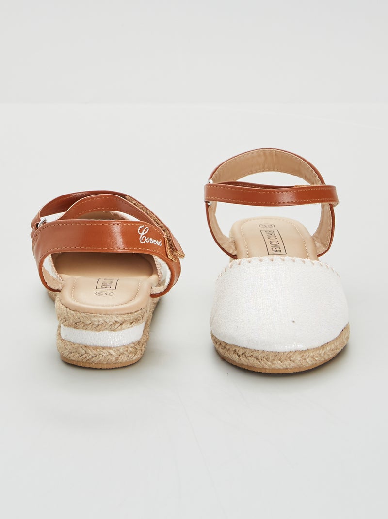 Sandali chiusi bianco - Kiabi