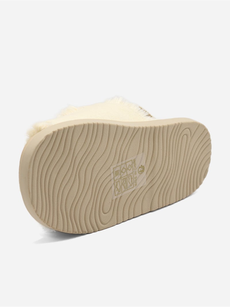 Sandali cinturino incrociato Beige - Kiabi
