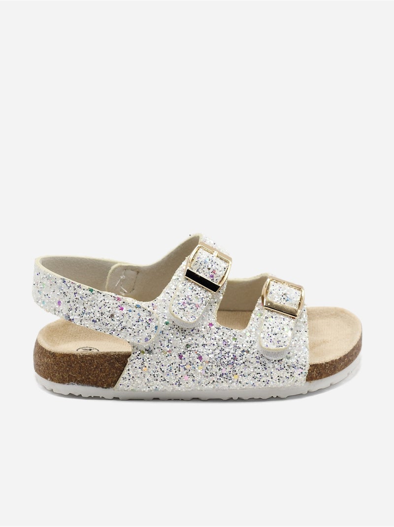 Sandali cinturino incrociato Bianco - Kiabi