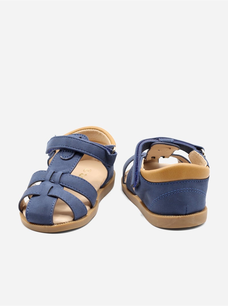 Sandali cinturino incrociato Blu scuro - Kiabi