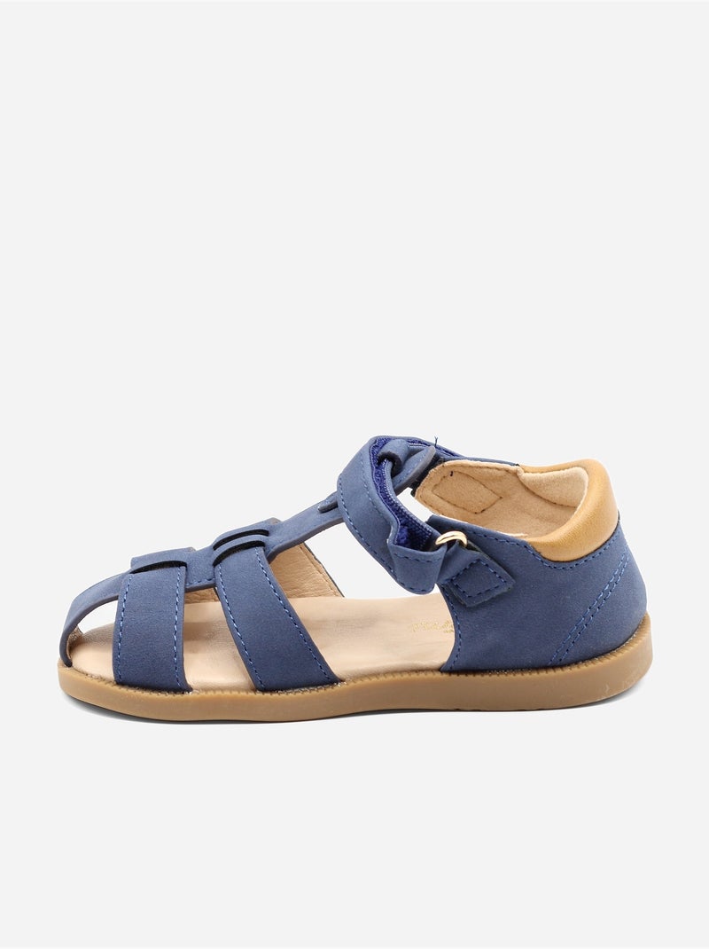 Sandali cinturino incrociato Blu scuro - Kiabi