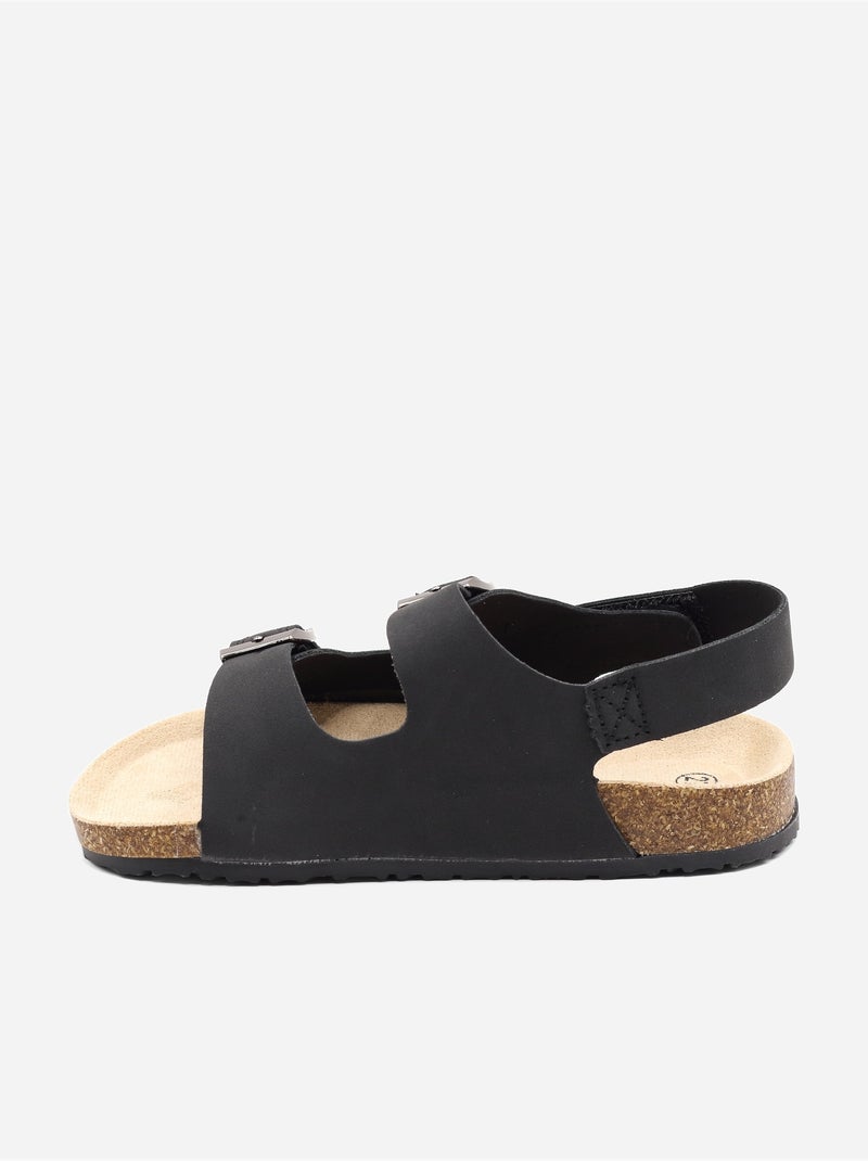 Sandali cinturino incrociato Nero - Kiabi