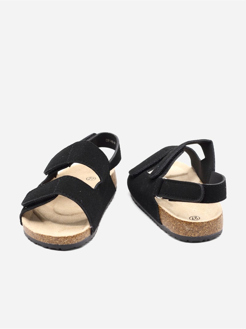 Sandali cinturino incrociato Nero - Kiabi