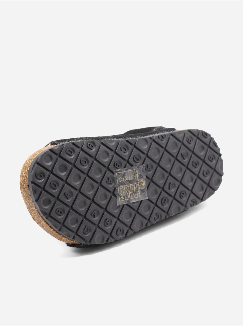 Sandali cinturino incrociato Nero - Kiabi
