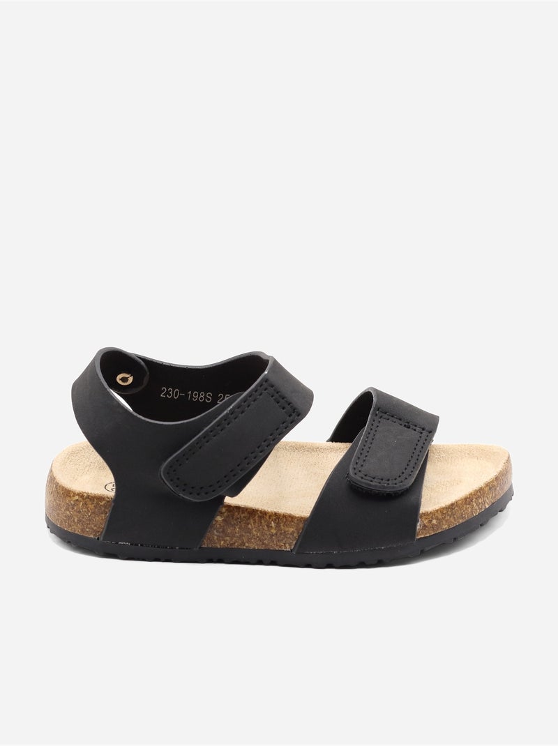 Sandali cinturino incrociato Nero - Kiabi