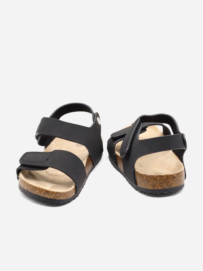 Sandali cinturino incrociato Nero - Kiabi