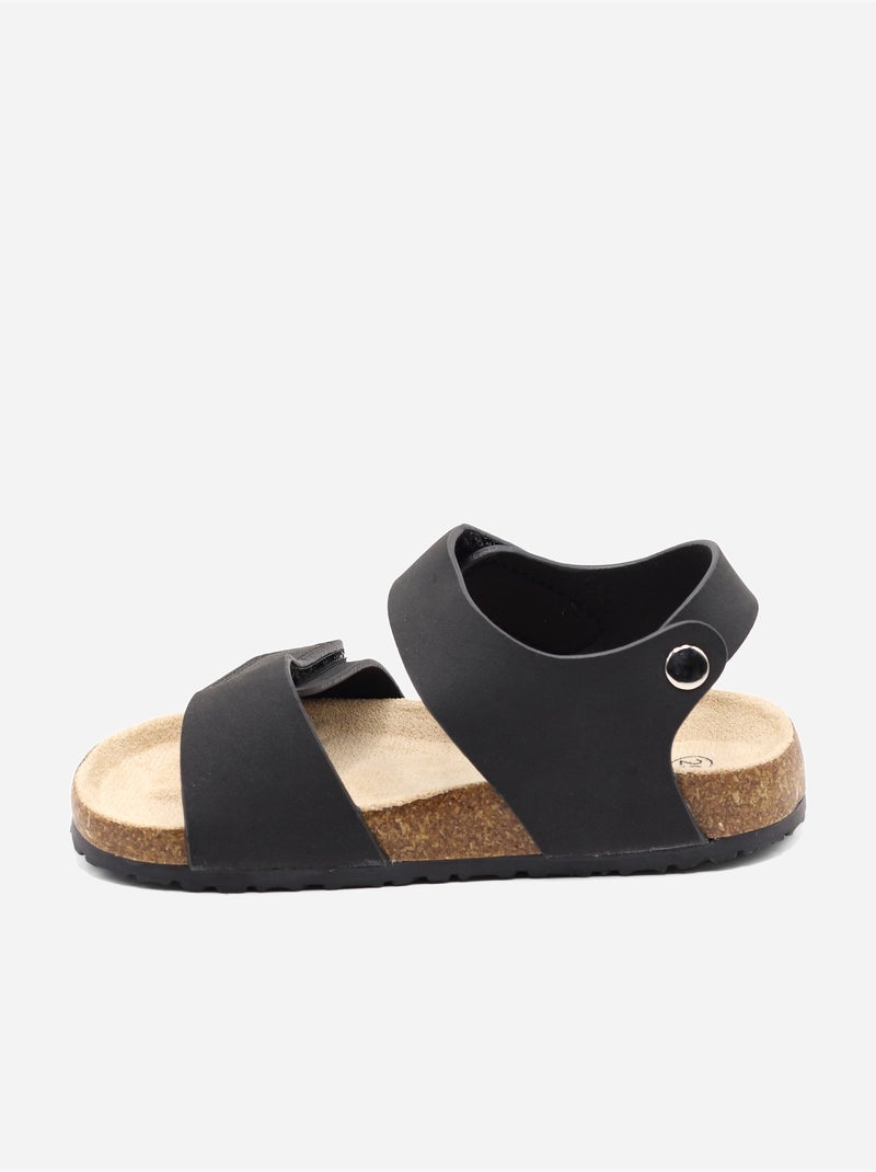 Sandali cinturino incrociato Nero - Kiabi