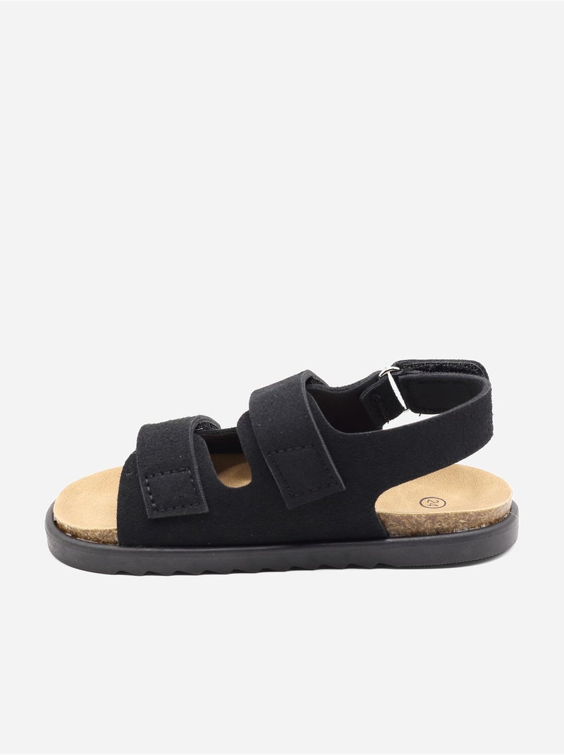 Sandali cinturino incrociato Nero - Kiabi