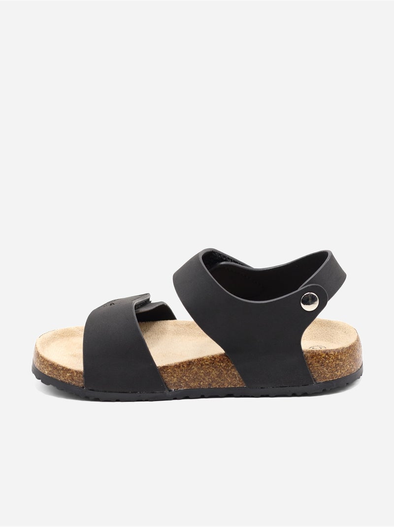 Sandali cinturino incrociato Nero - Kiabi
