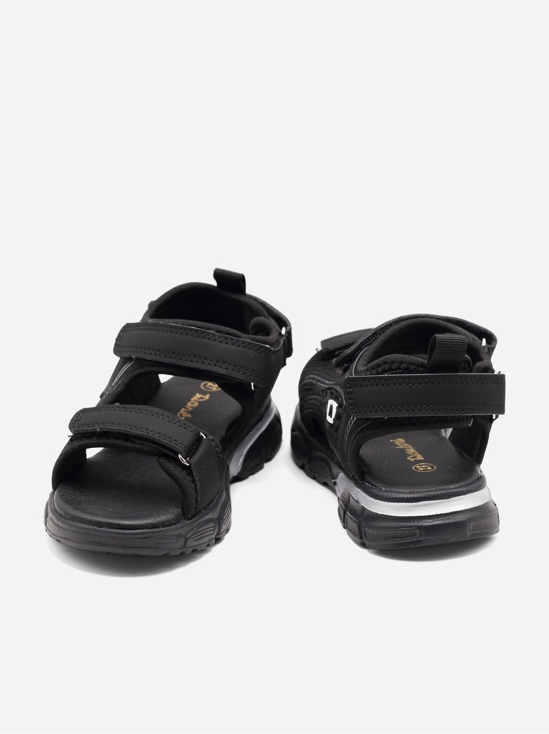 Sandali cinturino incrociato Nero - Kiabi