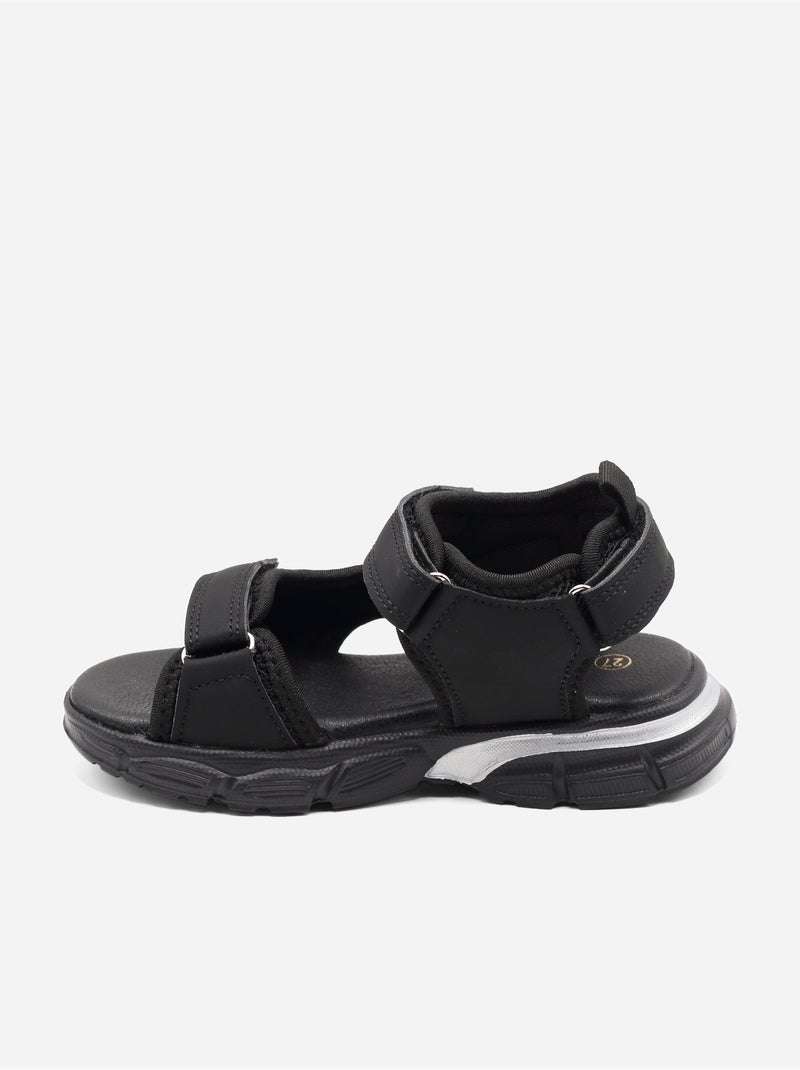 Sandali cinturino incrociato Nero - Kiabi