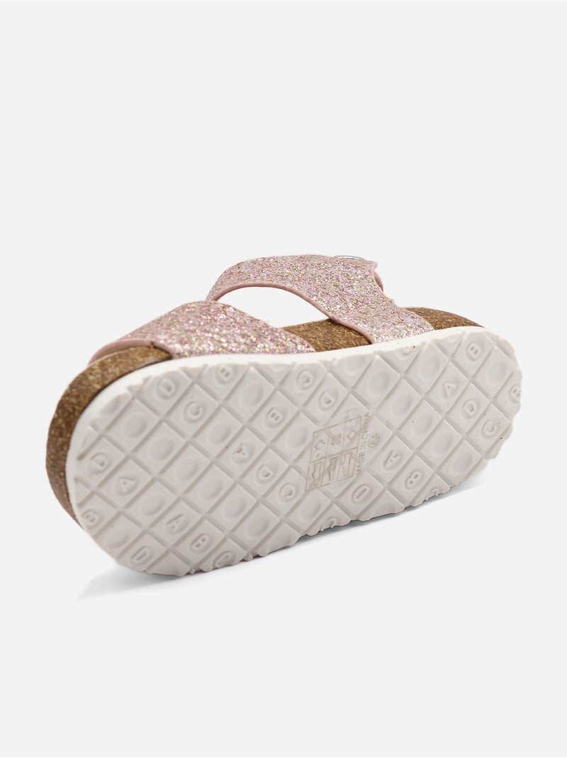 Sandali cinturino incrociato Rosa - Kiabi
