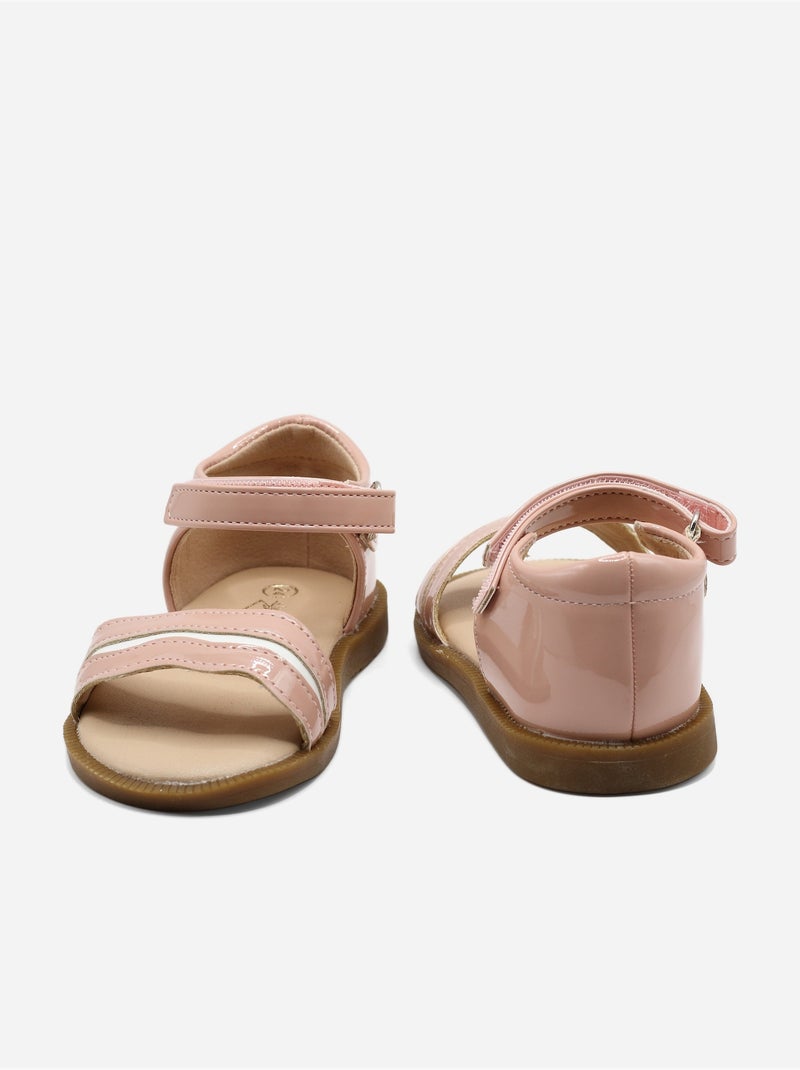 Sandali cinturino incrociato Rosa - Kiabi