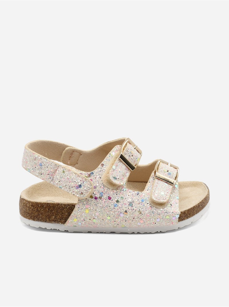 Sandali cinturino incrociato Rosa - Kiabi