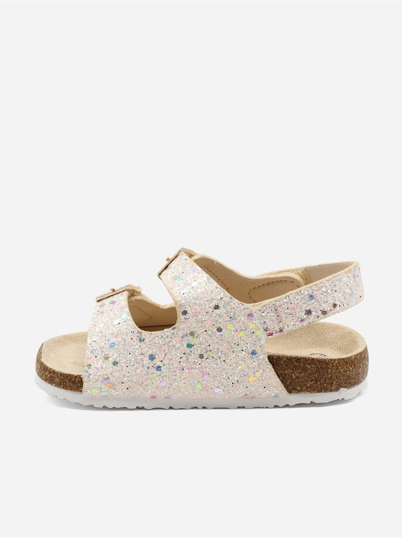 Sandali cinturino incrociato Rosa - Kiabi