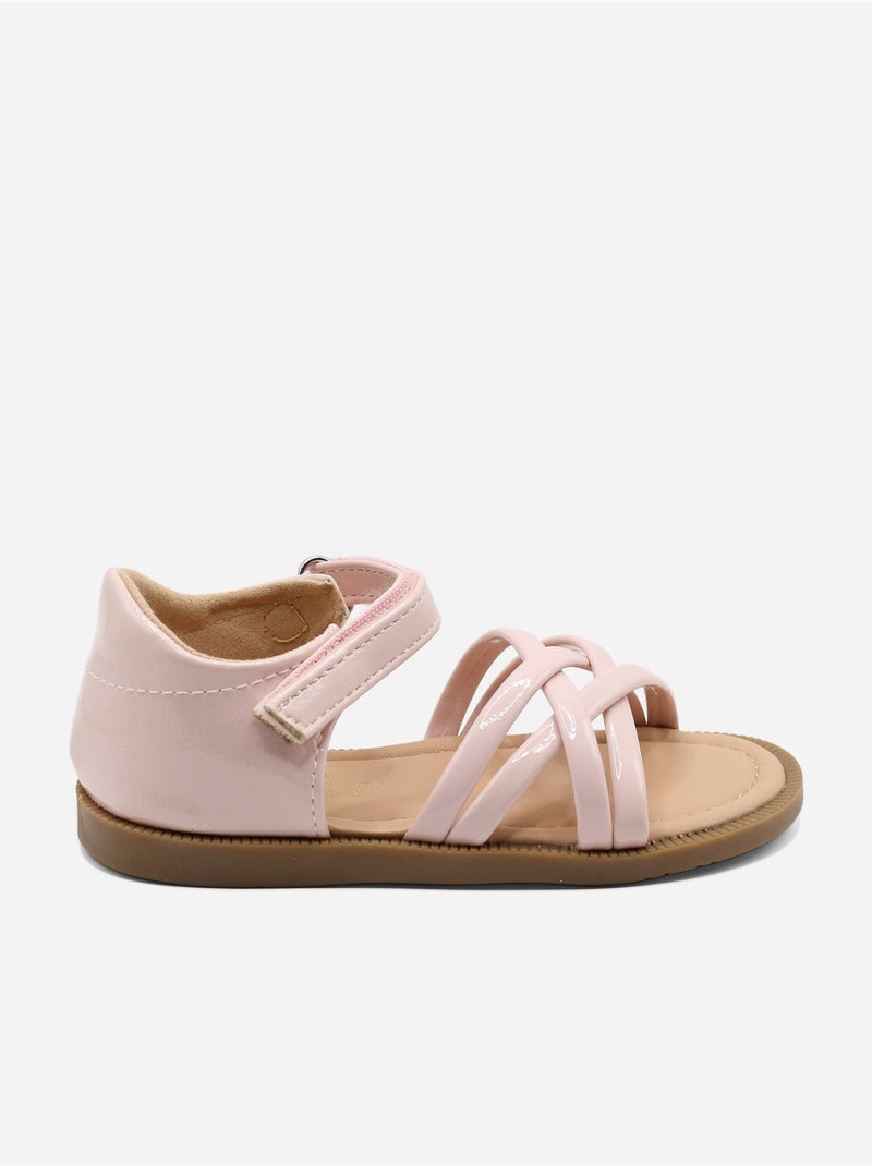 Sandali cinturino incrociato Rosa - Kiabi