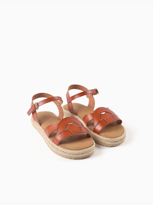 Sandali con chiusura a fibbia e imbottitura - Kiabi