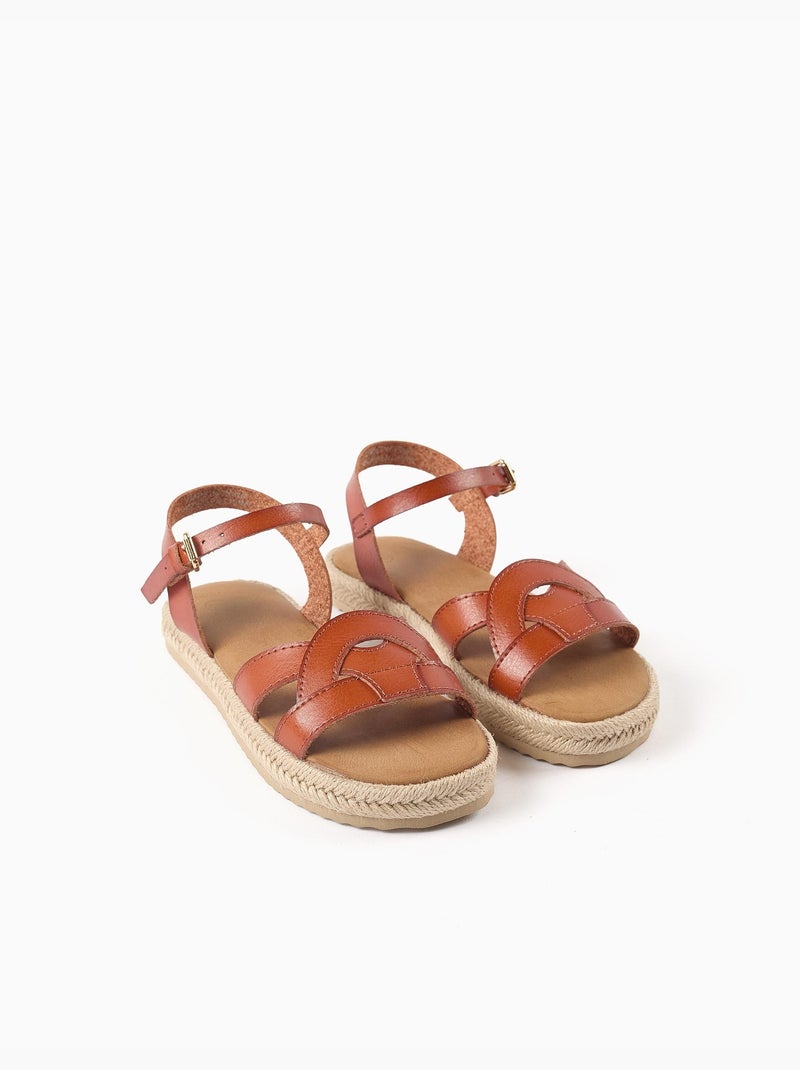 Sandali con chiusura a fibbia e imbottitura Beige - Kiabi