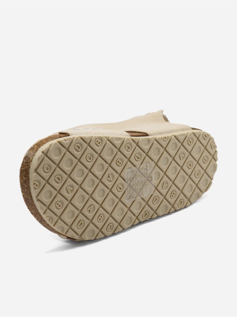 Sandali con chiusura a velcro Beige - Kiabi