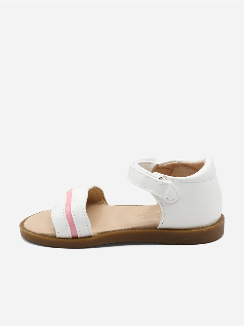 Sandali con chiusura a velcro Bianco - Kiabi