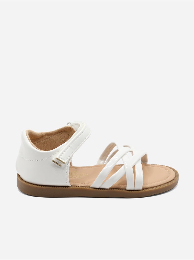 Sandali con chiusura a velcro Bianco - Kiabi