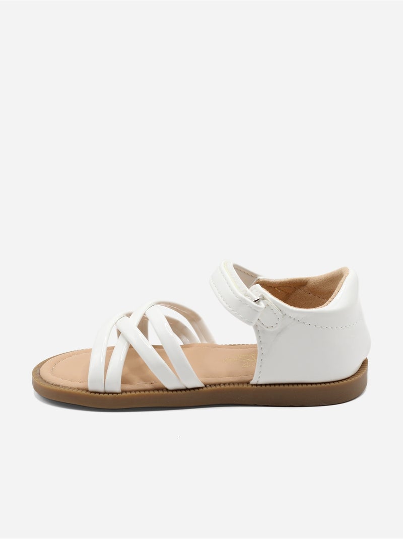 Sandali con chiusura a velcro Bianco - Kiabi