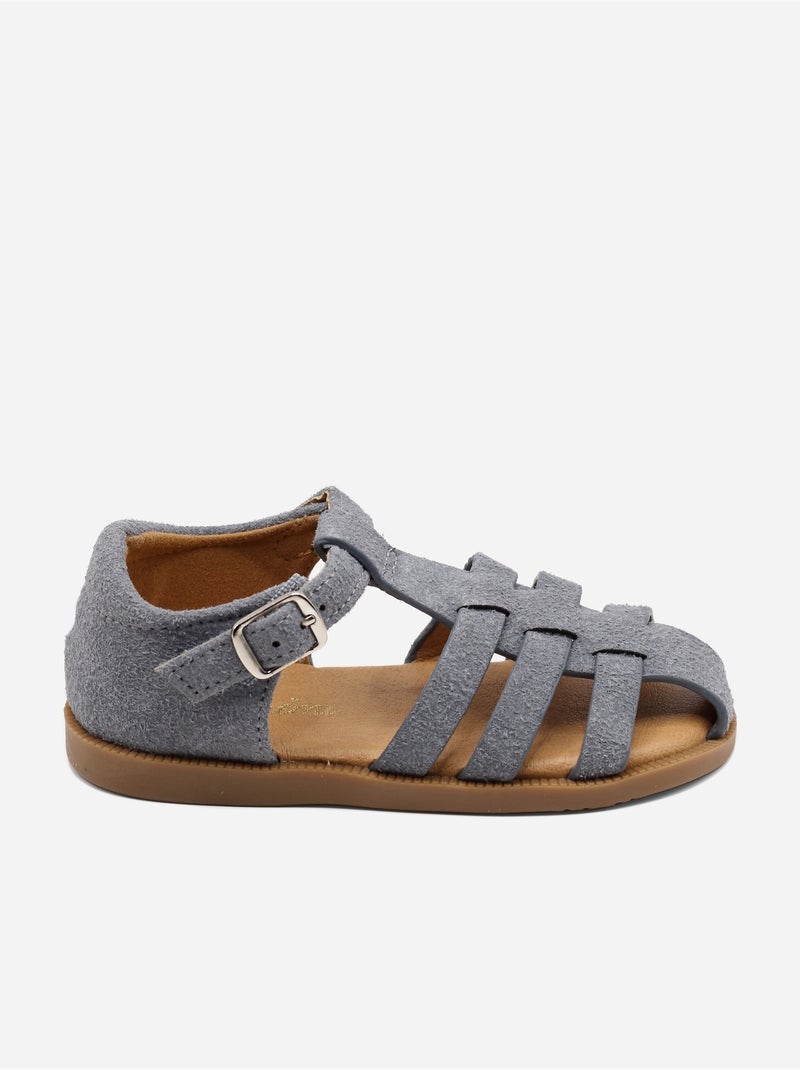 Sandali con chiusura a velcro Blu - Kiabi
