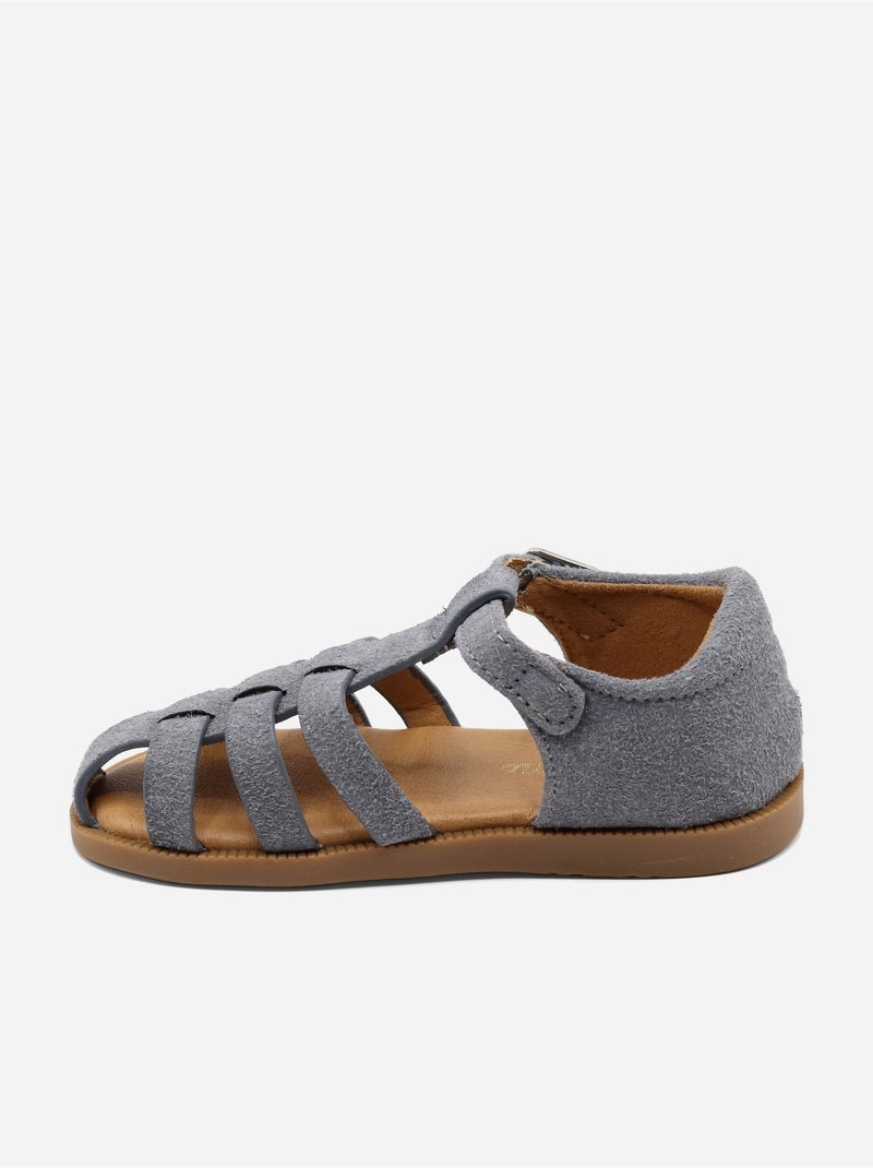 Sandali con chiusura a velcro Blu - Kiabi