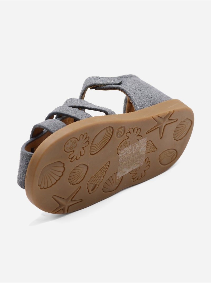 Sandali con chiusura a velcro Blu - Kiabi