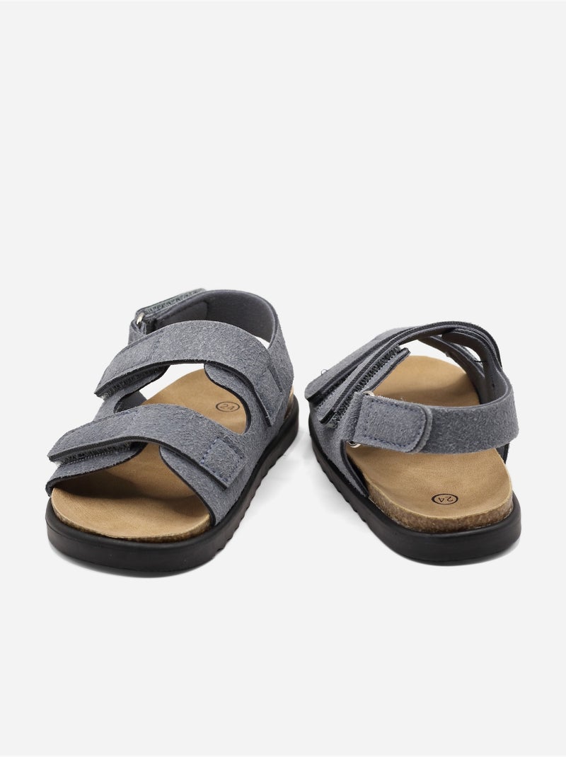 Sandali con chiusura a velcro Blu - Kiabi