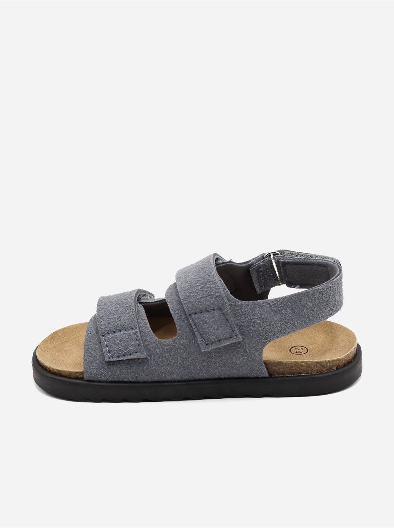 Sandali con chiusura a velcro Blu - Kiabi