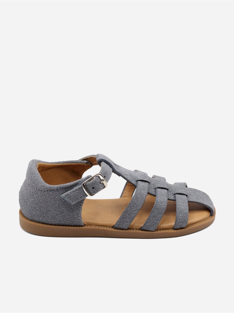 Sandali con chiusura a velcro Blu - Kiabi