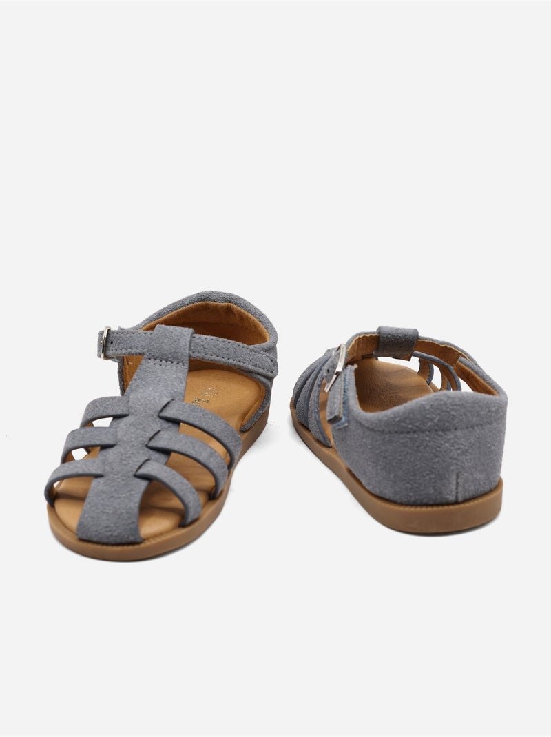 Sandali con chiusura a velcro Blu - Kiabi