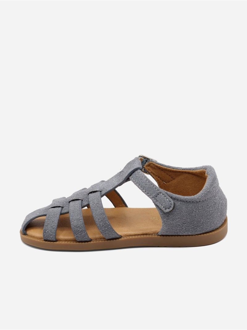 Sandali con chiusura a velcro Blu - Kiabi