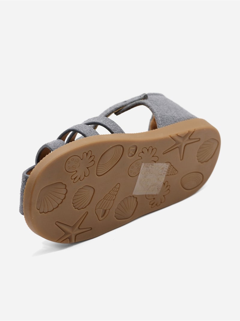 Sandali con chiusura a velcro Blu - Kiabi