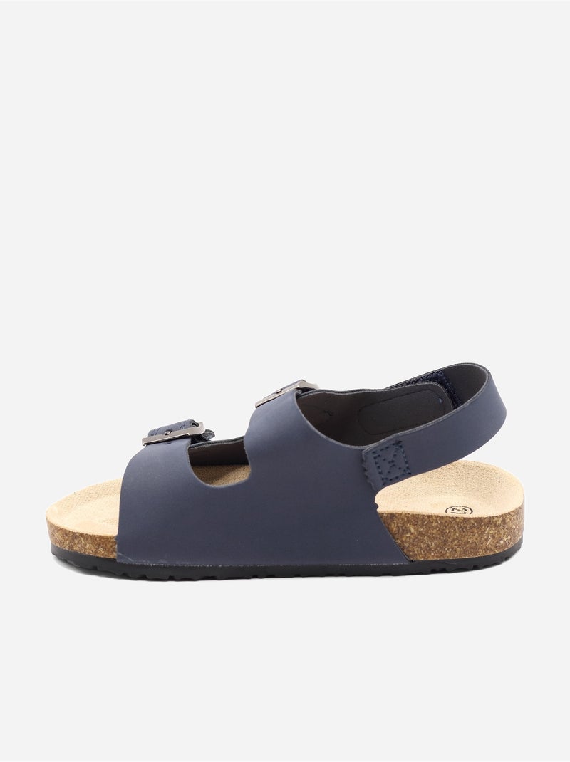 Sandali con chiusura a velcro Blu scuro - Kiabi