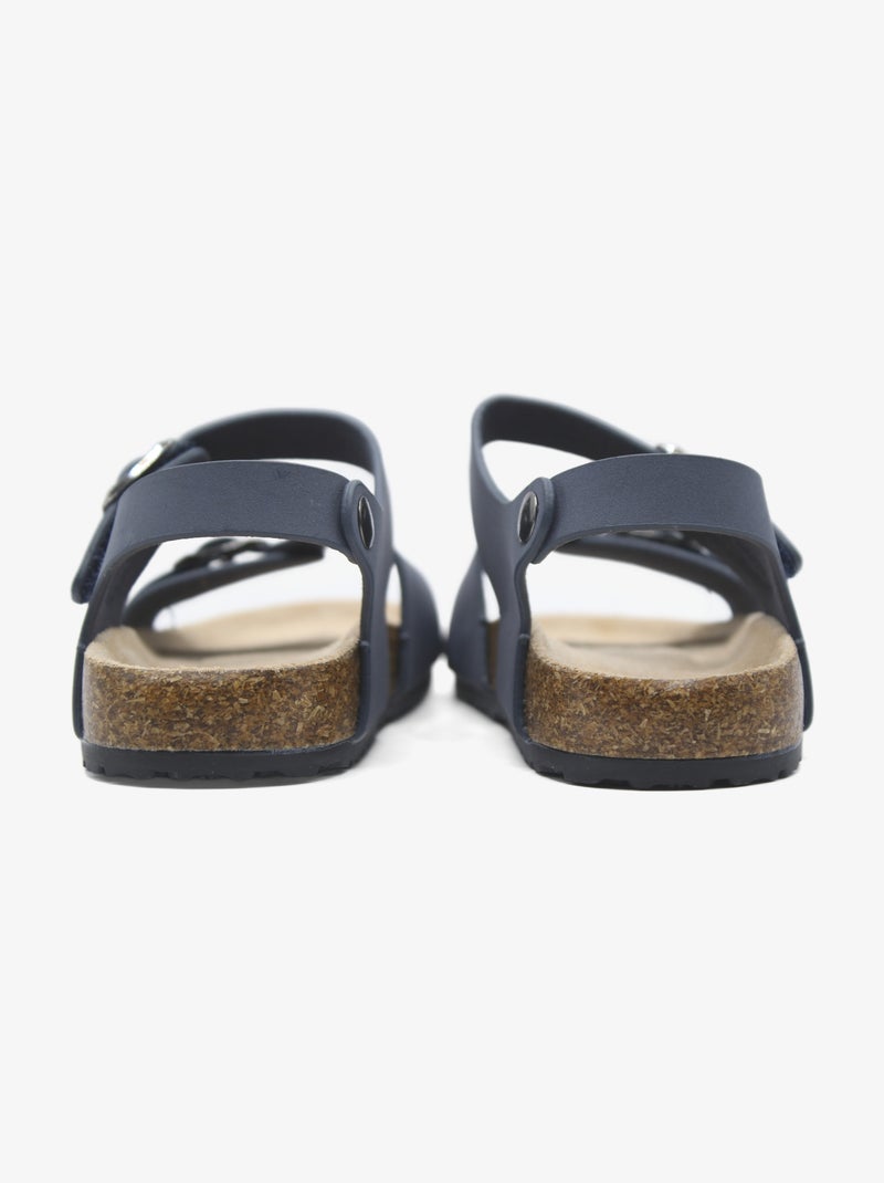 Sandali con chiusura a velcro Blu scuro - Kiabi