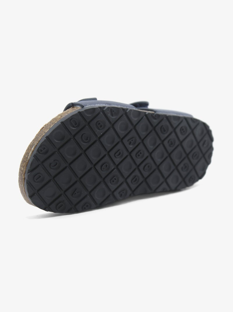 Sandali con chiusura a velcro Blu scuro - Kiabi
