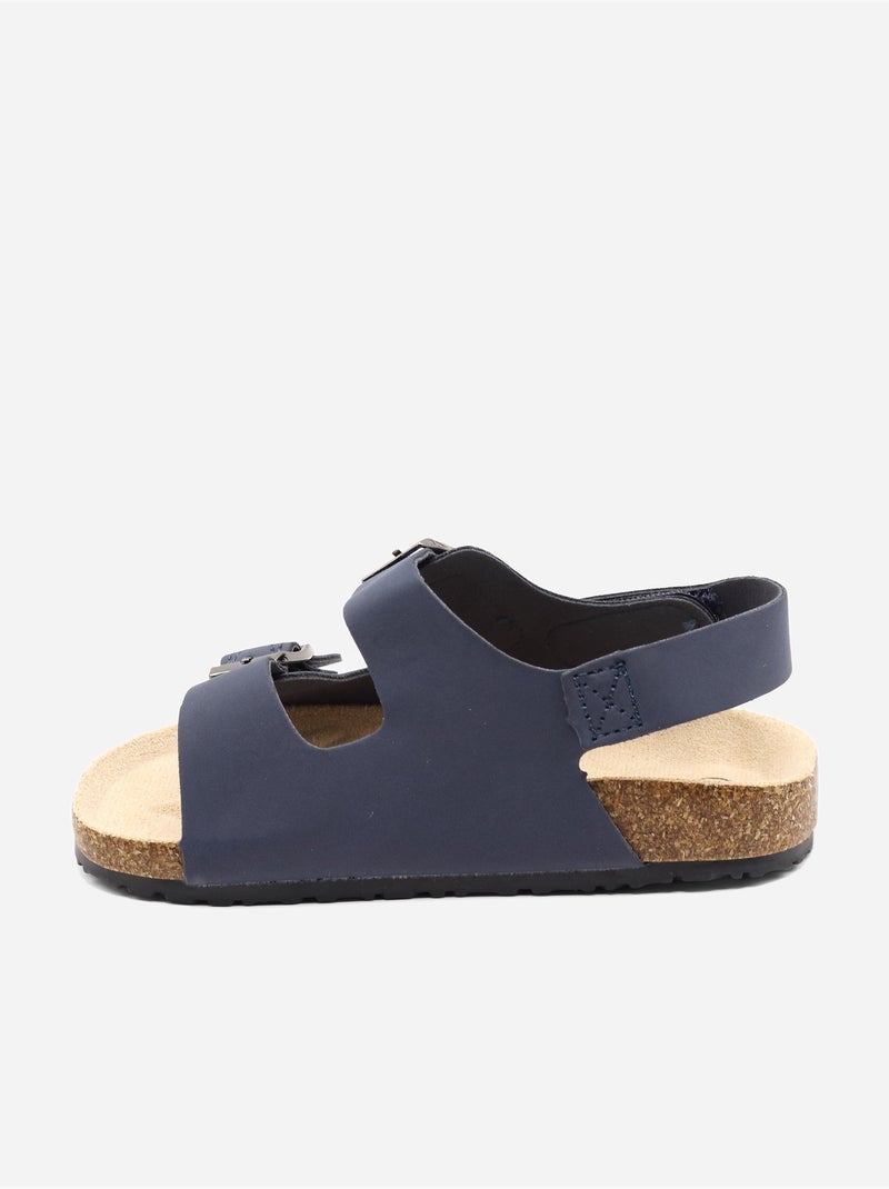 Sandali con chiusura a velcro Blu scuro - Kiabi
