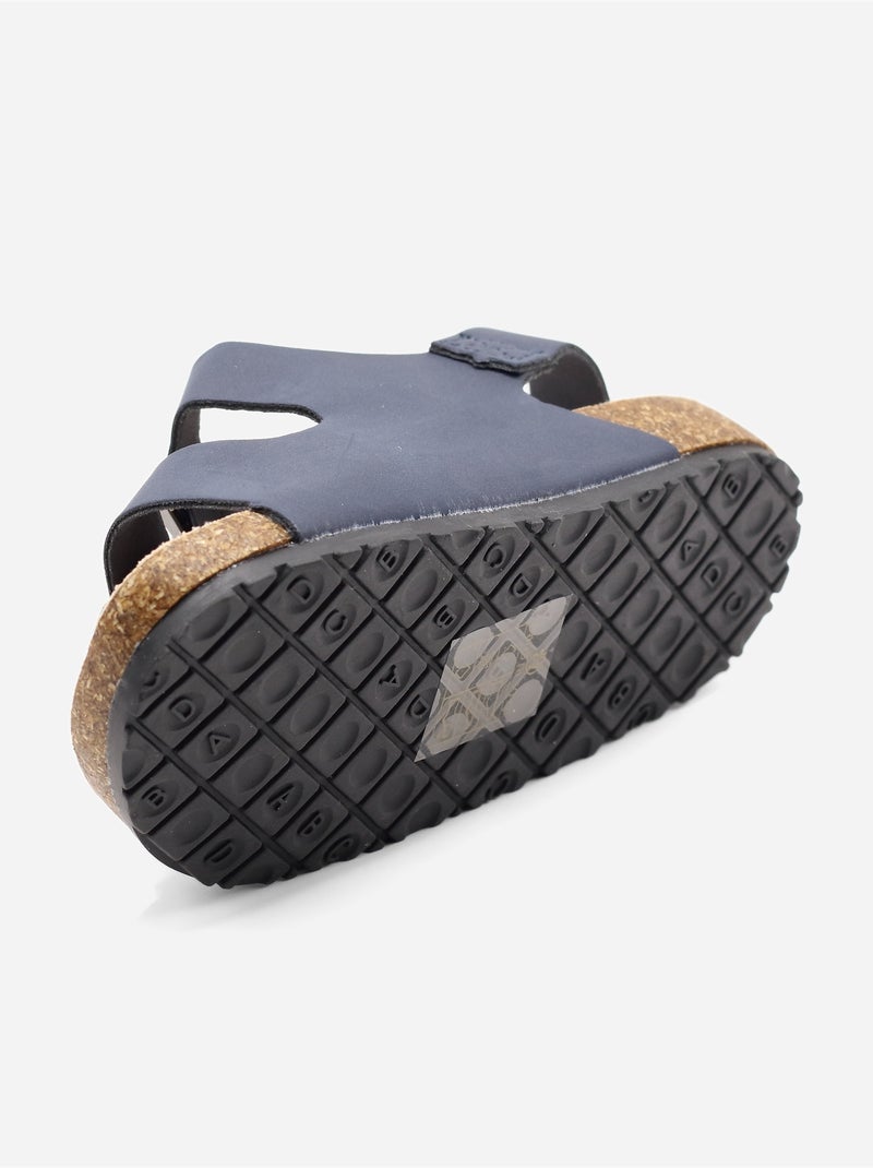 Sandali con chiusura a velcro Blu scuro - Kiabi