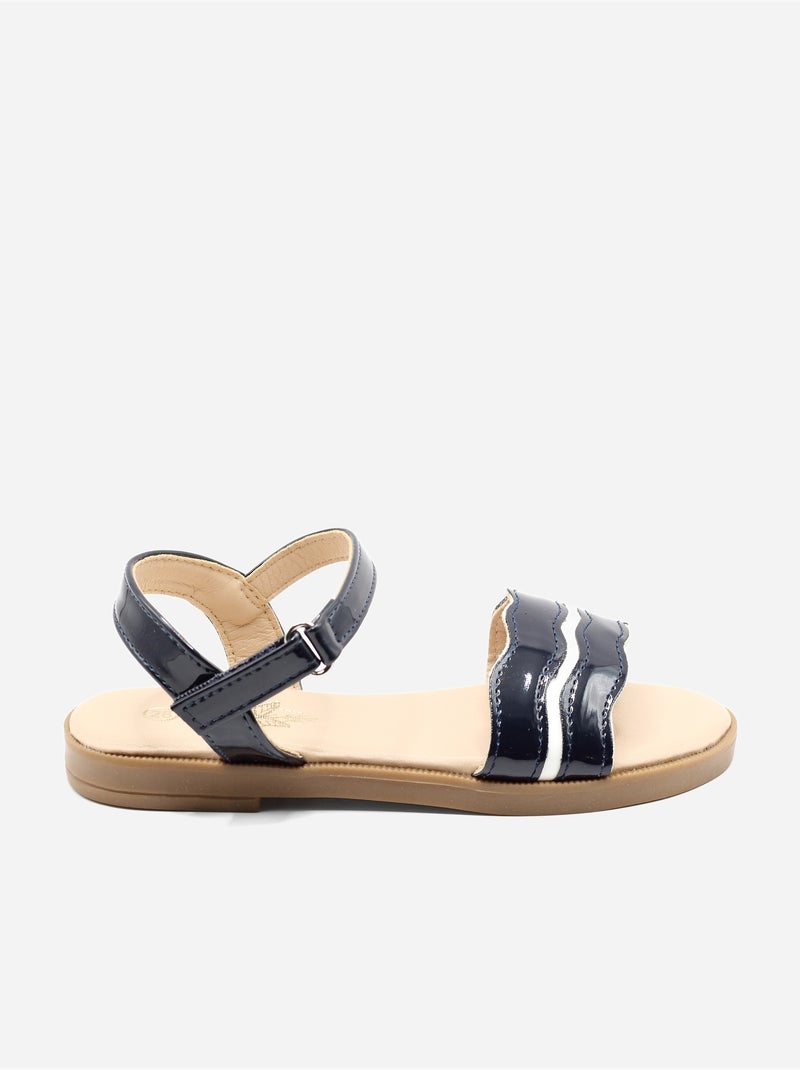 Sandali con chiusura a velcro Blu scuro - Kiabi