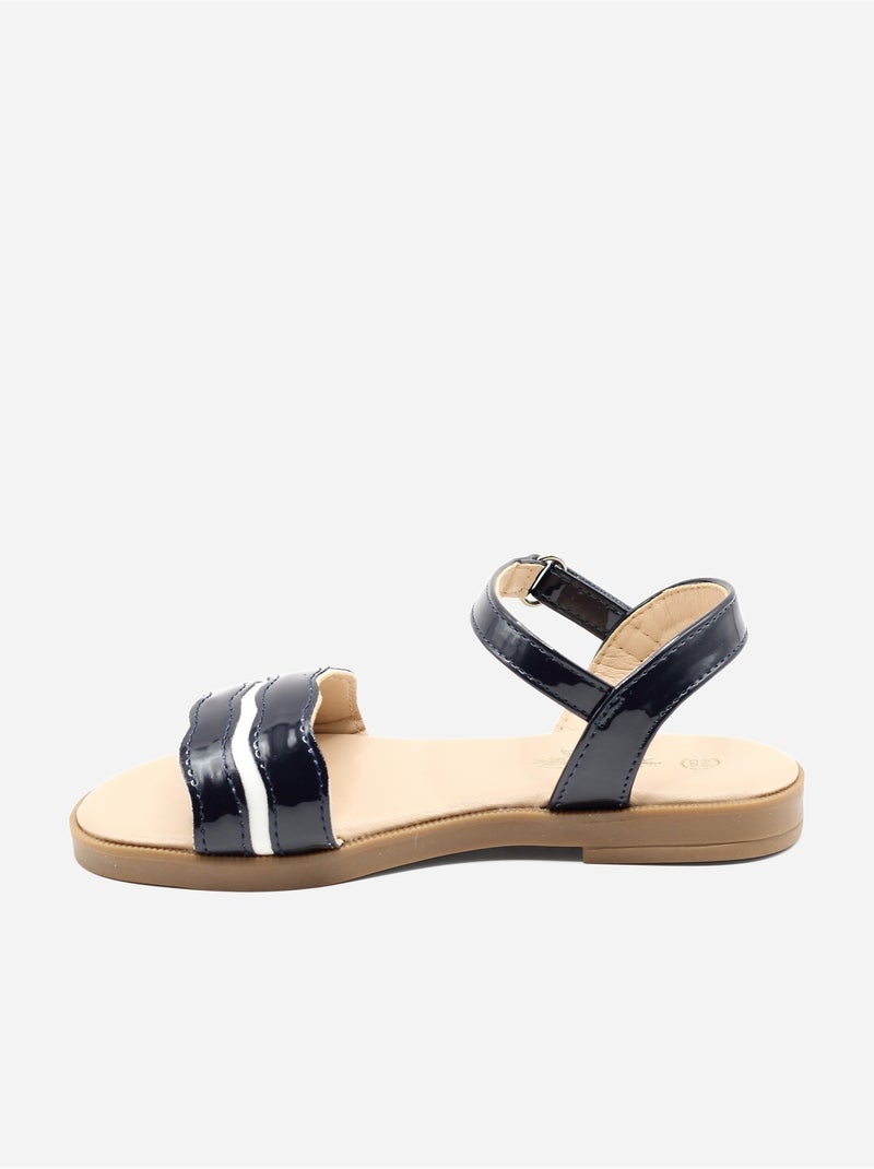 Sandali con chiusura a velcro Blu scuro - Kiabi