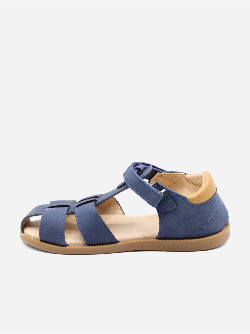 Sandali con chiusura a velcro Blu scuro - Kiabi