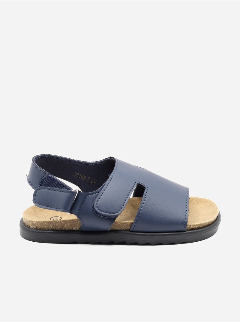 Sandali con chiusura a velcro Blu scuro - Kiabi