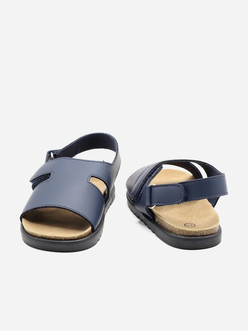 Sandali con chiusura a velcro Blu scuro - Kiabi
