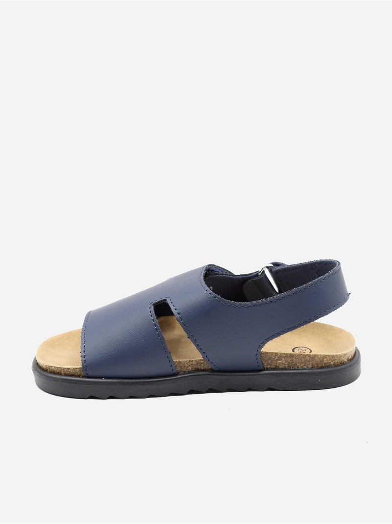 Sandali con chiusura a velcro Blu scuro - Kiabi